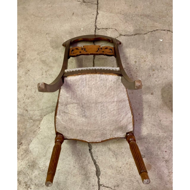 A Pair of Antique Bar Back Dining Chairs, 1850s , Denmark For Sale - Image 17 of 17