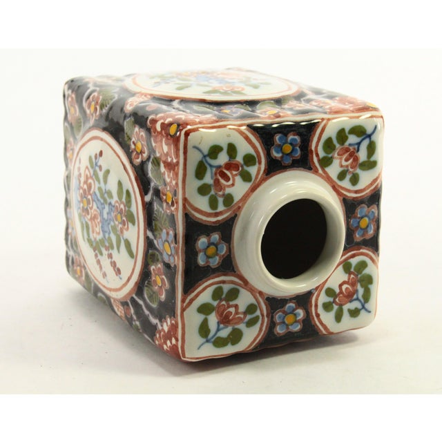 Makkum Tichelaar Dutch Faience Chinoiserie Tea Caddy, Marked For Sale - Image 11 of 18