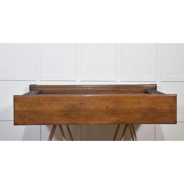 Carved Oak Open Bookcase For Sale - Image 13 of 16