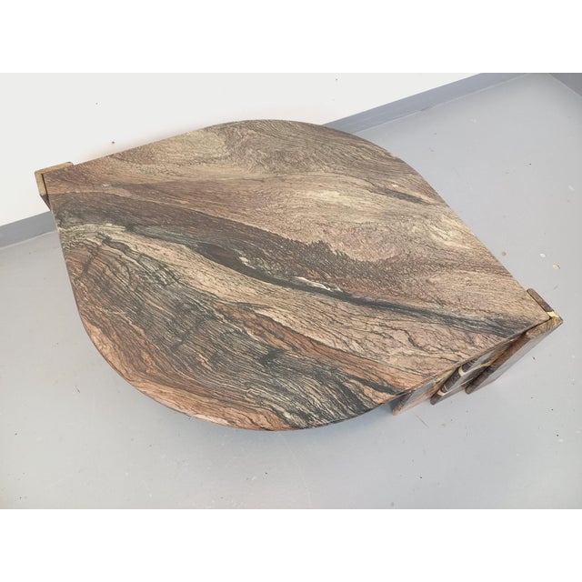 Stone Vintage Marble Coffee Table, 1970s For Sale - Image 7 of 18