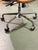 Brown Acme Hamilton Cocoa Brown Leather Channel-Stitched Swivel Task Chair With Wood Armrests For Sale - Image 8 of 11