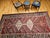 Vintage Persian Shiraz Tribal Area Rug, Hand-Knotted Wool, Geometric Pattern, Burgundy & Ivory, 5x10 For Sale - Image 10 of 18