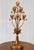 Hollywood Regency Vintage 32" Italian Hollywood Regency Gold Tulip Table Lamp For Sale - Image 3 of 8