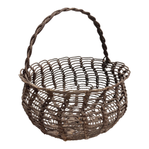Vintage Wire Egg Garden Basket