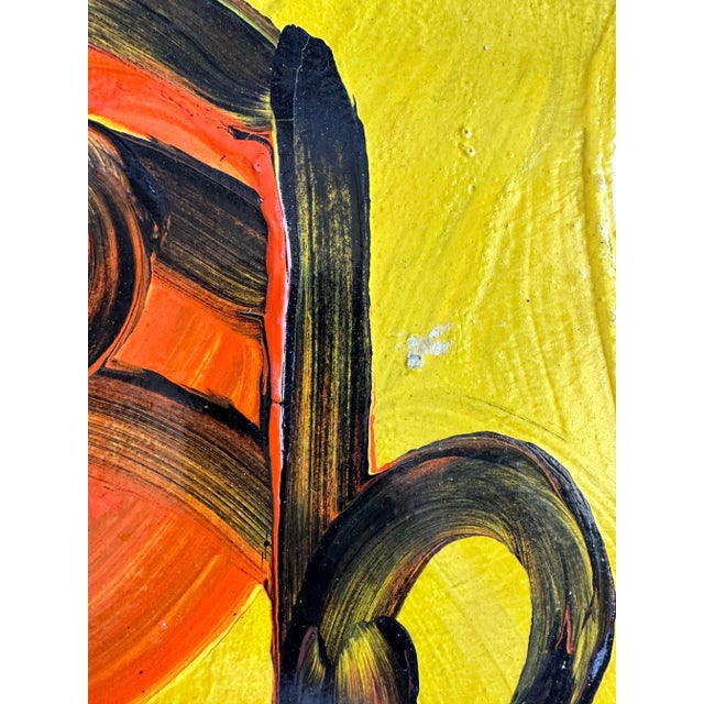 Paper Original Peter Keil Painting, Abstract Portrait - Junge Wilde Collection For Sale - Image 7 of 12