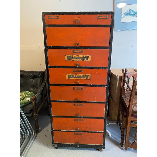 1950s Holfast Fan Belt Storage Chairish