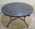48" Black Moroccan Round Mosaic Table - 2 Pieces For Sale In Orlando - Image 6 of 7