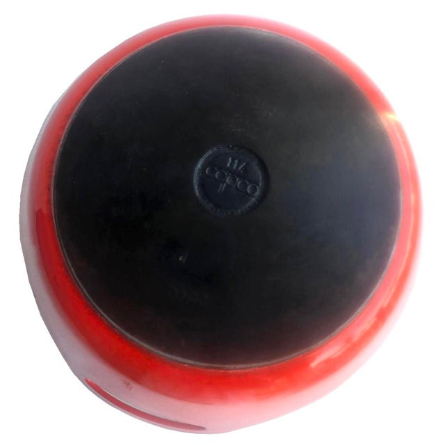 Mid 20th Century Copco Red Paella Pan Designed by Michael Lax For Sale - Image 9 of 10