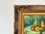 1970s 1970’s Vintage Still Life Oil on Canvas Painting in Ornate Carved Wooden Frame For Sale - Image 5 of 9
