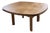 Constructivist Round Pine Table, 1950s For Sale