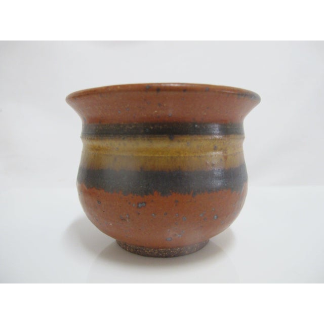 Wally Schwab Pacific Nw Stoneware Studio Pottery Small Pot or Punch Cup Set of 6 For Sale - Image 9 of 14