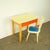 Children's Desk with Chair in Beech and Formica, 1960s, Set of 2 For Sale - Image 10 of 10