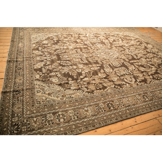 Vintage Distressed Kaboutrahang Carpet - 10'1" x 12'11" For Sale - Image 11 of 12