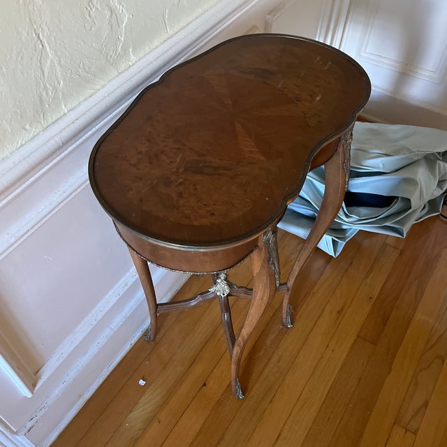 Late 20th Century Louis XV Style Side Table For Sale - Image 9 of 9