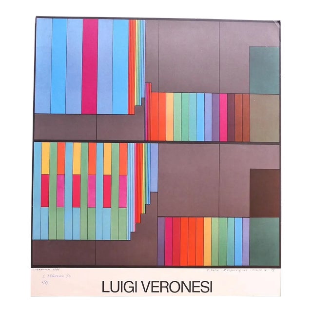 Luigi Veronesi - Abstract Composition - Lithograph - 1970s For Sale