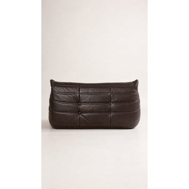 Ligne Roset Togo Sofas in Leather from Ligne Roset, 2023, Set of 2 For Sale - Image 4 of 10