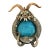 Vintage Richard Marshall Ceramic 'Woo' Dragon Wall Sconce For Sale