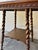 Late 19th Century Antique Victorian or Jacobean Revival Barley Twist Side Table With Lower Shelf For Sale - Image 5 of 6