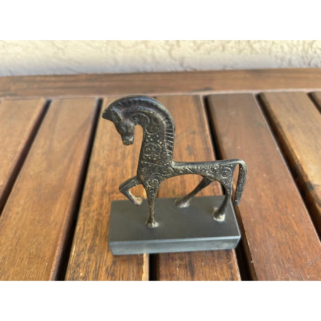 Bronze Sculpture , Horse Statue from Ancient Greece, Greek Sculpture , Hand Made sculpture. Solid Cast Bronze horse...