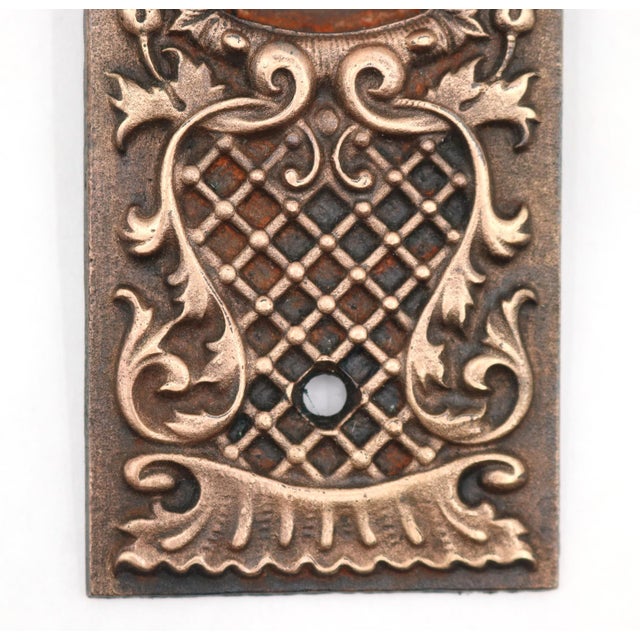Antique Cast Iron Bavarian Russell & Erwin Pocket Door Pull For Sale - Image 4 of 6