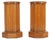 19th Century English Cylinder Marble Top Bedside Commodes, a Pair For Sale - Image 5 of 7