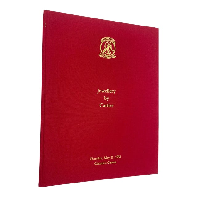 Jewellery by Cartier Christie's Geneva Auction Hardcover Book For Sale