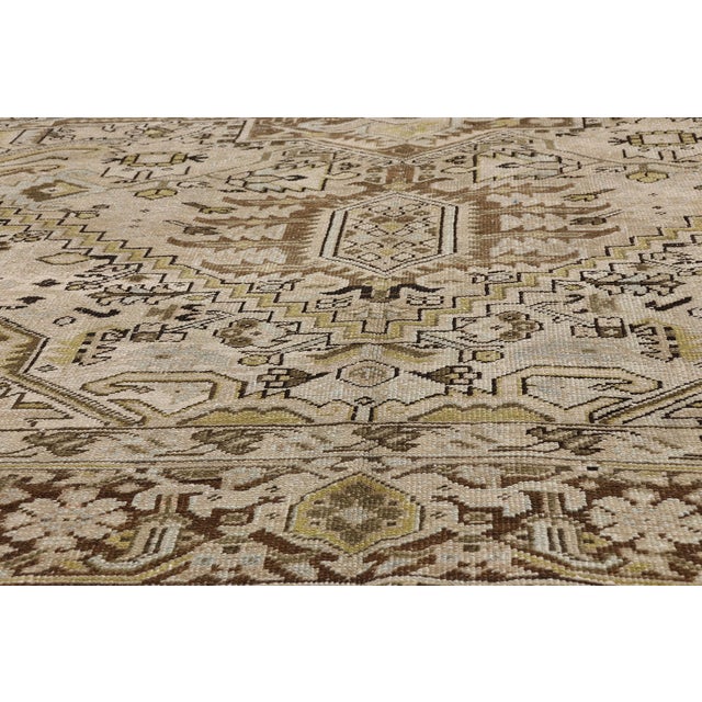 Early 20th Century Antique Persian Heriz Rug, 09'03 X 12'00 For Sale - Image 5 of 10