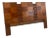 Lane Brutalist Mid Century Walnut Queen Headboard For Sale