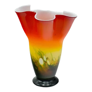 1970's Large Vintage Flower Vase