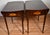 1920s Pair Irwin English Regency Mahogany Inlaid Pembroke Side Tables End Tables For Sale - Image 12 of 12