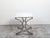 Mid 20th Century French Mid-Century Steel and Bronze Console Table with White Veined Marble Top For Sale - Image 5 of 12