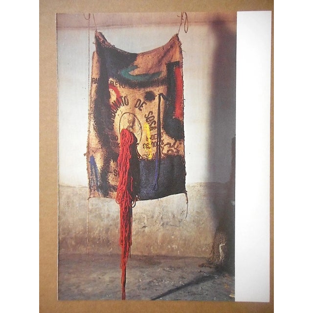 Joan Miró Vintage Mid 20th C. Quadrichrome Photographic Prints-Derriere Le Miroir-Miro-Tapestries-A Pair For Sale - Image 4 of 8