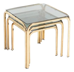 Modern Italian Nesting Side Tables, 1970s