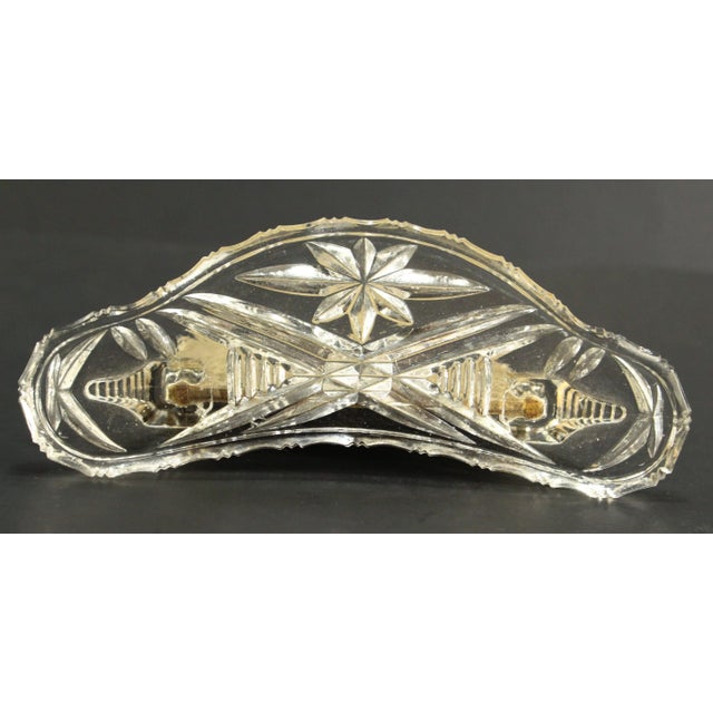 1900's Pressed Glass Photo Frame Menu Holder Display For Sale - Image 12 of 12