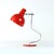 Red Midcentury Lidokov L193 Table Lamp in Red Metal by Josef Hurka, 1960s For Sale - Image 8 of 11