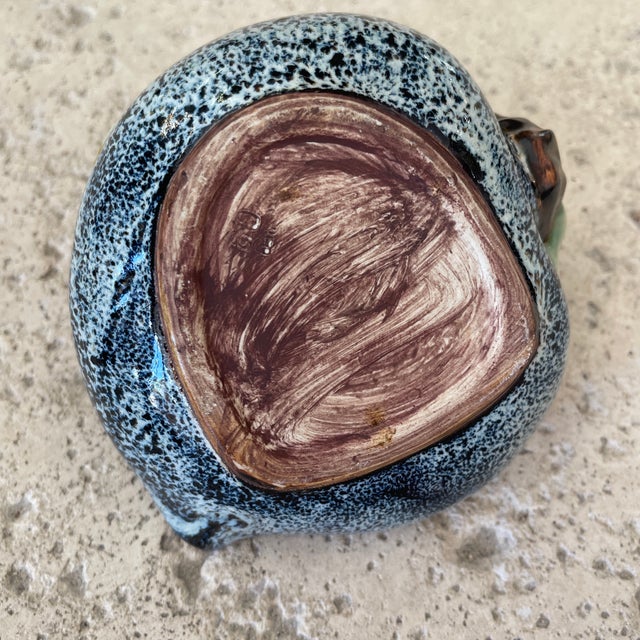 1980s Monkey Majolica Ashtray French For Sale In Miami - Image 6 of 7