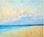 Serene Coastal Abstract Beach Scene - Original Oil on Canvas, by Arciero For Sale - Image 4 of 5