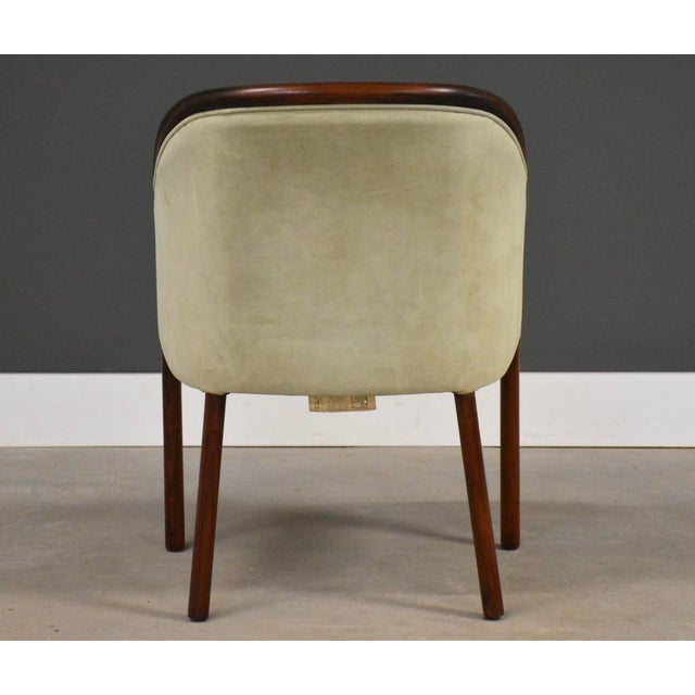 1970s Ward Bennett for Brickel Associates Banker Chair For Sale In Boston - Image 6 of 9