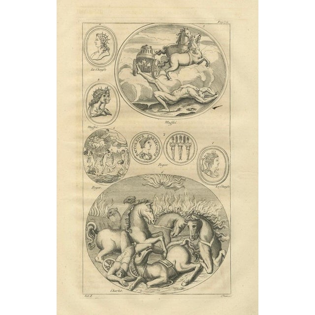 Black Montfaucon, Antiquity Explained, 1721, Engravings, Set of 2 For Sale - Image 8 of 12