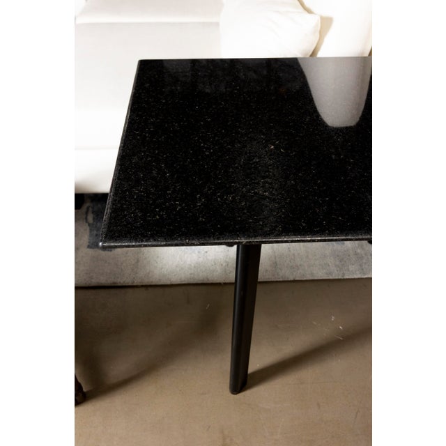 Knoll Knoll Black Granite Table For Sale - Image 4 of 8