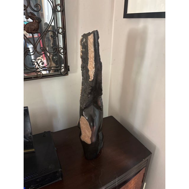 Early 20th Century Jonathan Mhondorohuma Sculpture Signed For Sale - Image 4 of 6