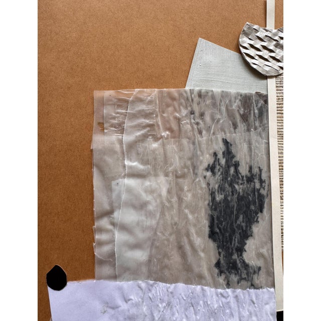 "Memorabilia 5" Original Mixed-Media Collage on Paper by Zac Woodiel For Sale In Little Rock - Image 6 of 9