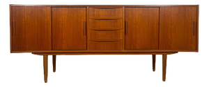 Danish Four-Drawer Teak Sideboard, 1960s