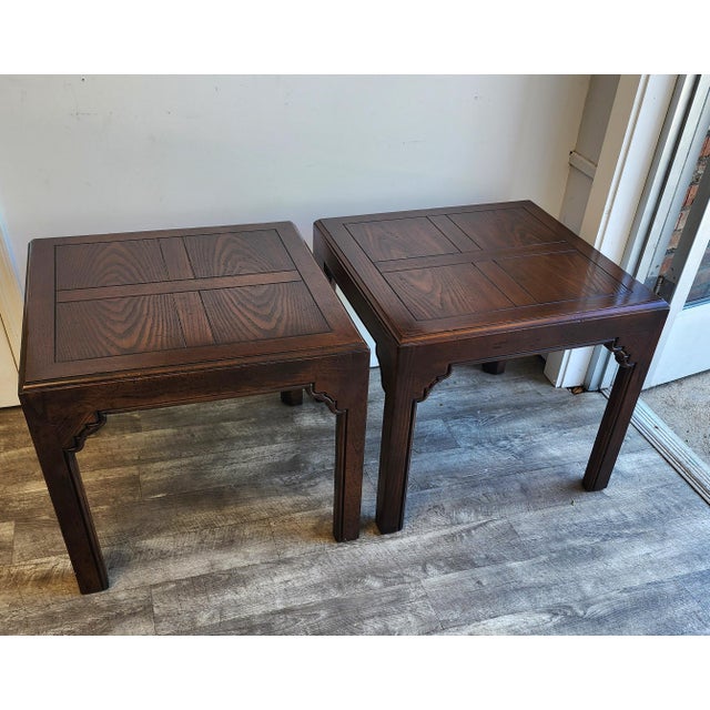 Late 20th Century 1970s Henredon Four Centuries French Country Side Tables - A Pair For Sale - Image 5 of 17
