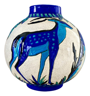 Earthenware Vase by Charles Catteau for Keramis, 1920s-1930s