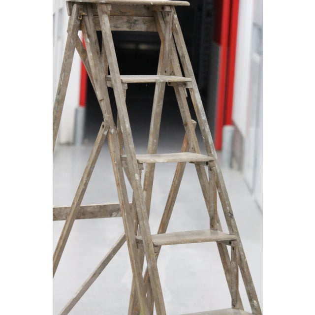 1950s Foldable Step Ladder Rack, 1950s For Sale - Image 5 of 18