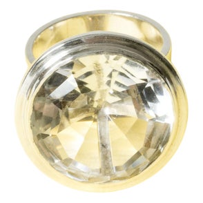 Modern Rock Crystal Ring by Anders Högberg, 1966 For Sale