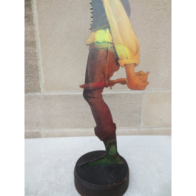 Maxfield Parrish Studio Silhouette Figure. This figure and other models were used in the studio to compose the setting and...
