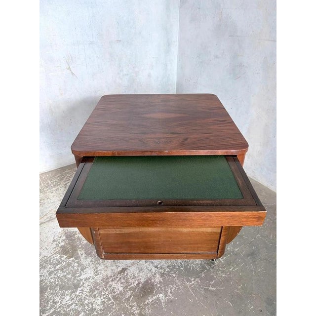 2000 - 2009 Art Deco Metamorphic Walnut Drinks Trolley by Incorporall For Sale - Image 5 of 7