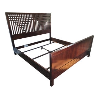 Stickley Furniture Edinburgh Collection King Bed Cherry Wood For Sale